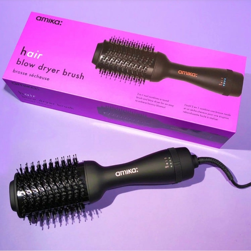 Amika hair blow dryer brush